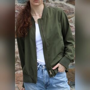 Bomber Zip Up Jacket